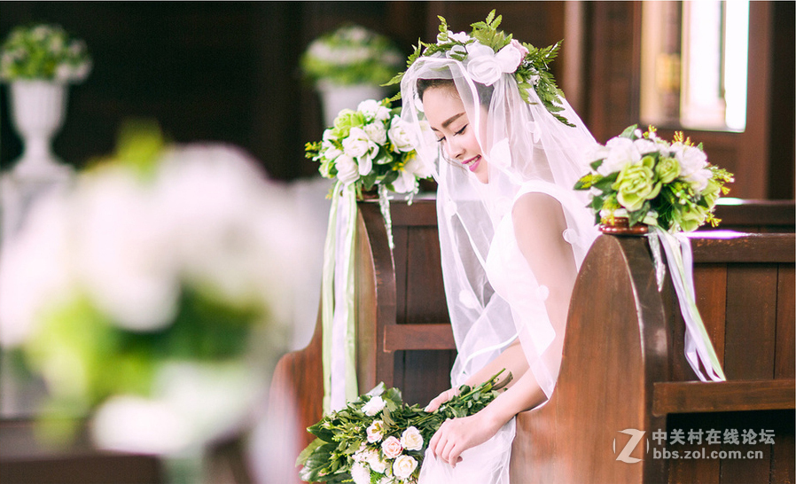 大连海景婚纱摄影——教堂实纪