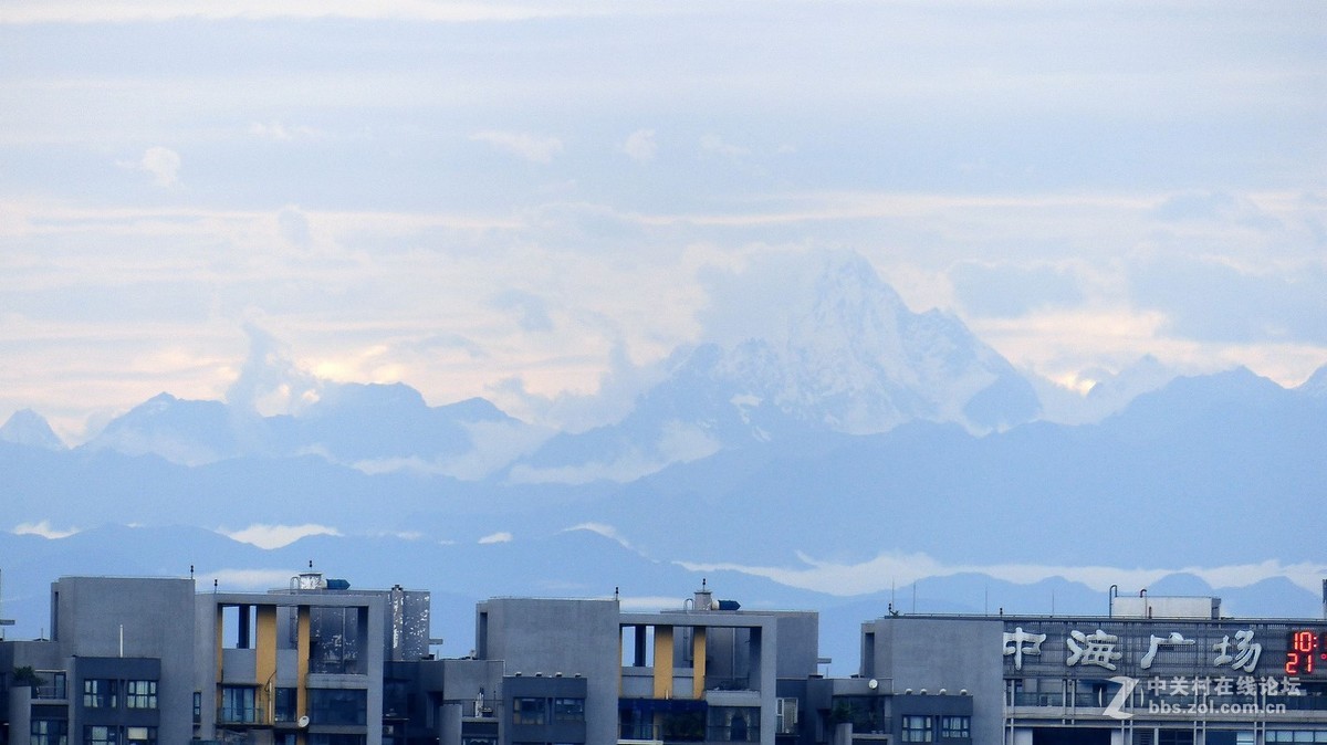 那城那雪山那晚霞