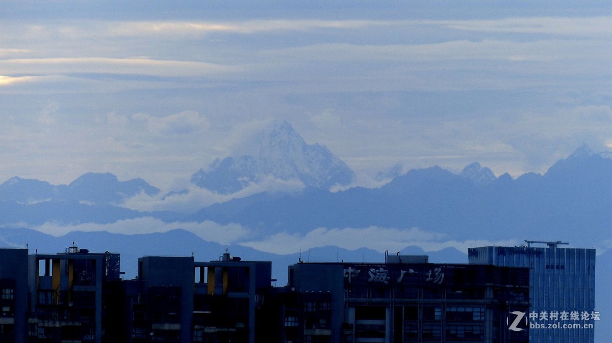 那城那雪山那晚霞