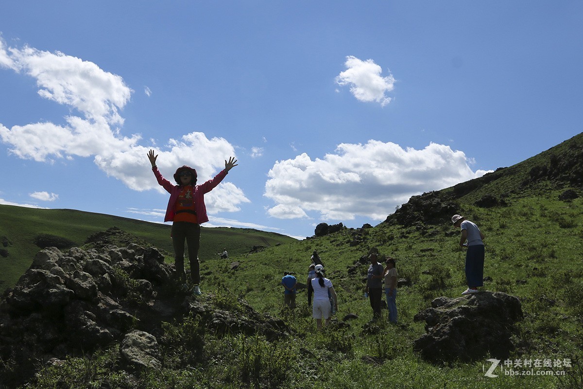 锡林浩特鸽子山风光
