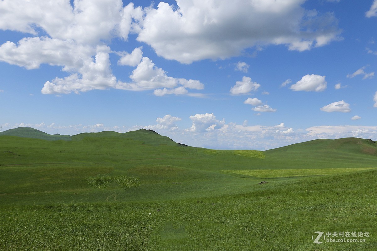 锡林浩特鸽子山风光