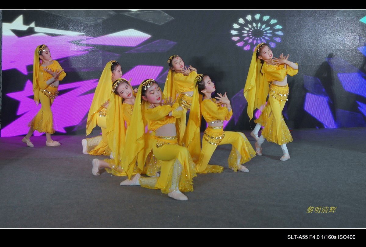 儿童印度舞演出服少儿新疆舞表演服女童肚皮舞服装幼儿民族舞蹈服_虎窝淘