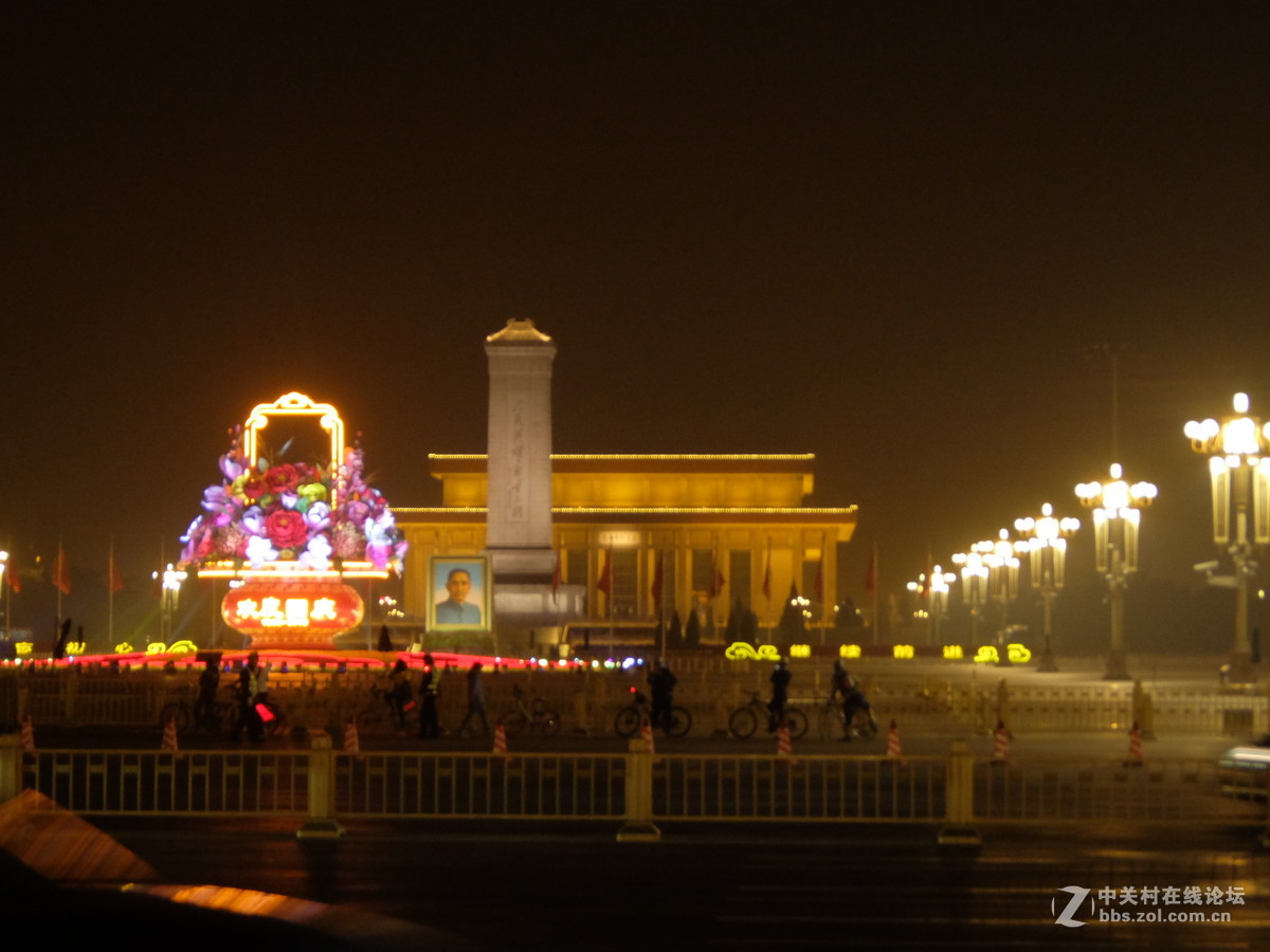 前门十里长街长安街夜景-中关村在线摄影论坛