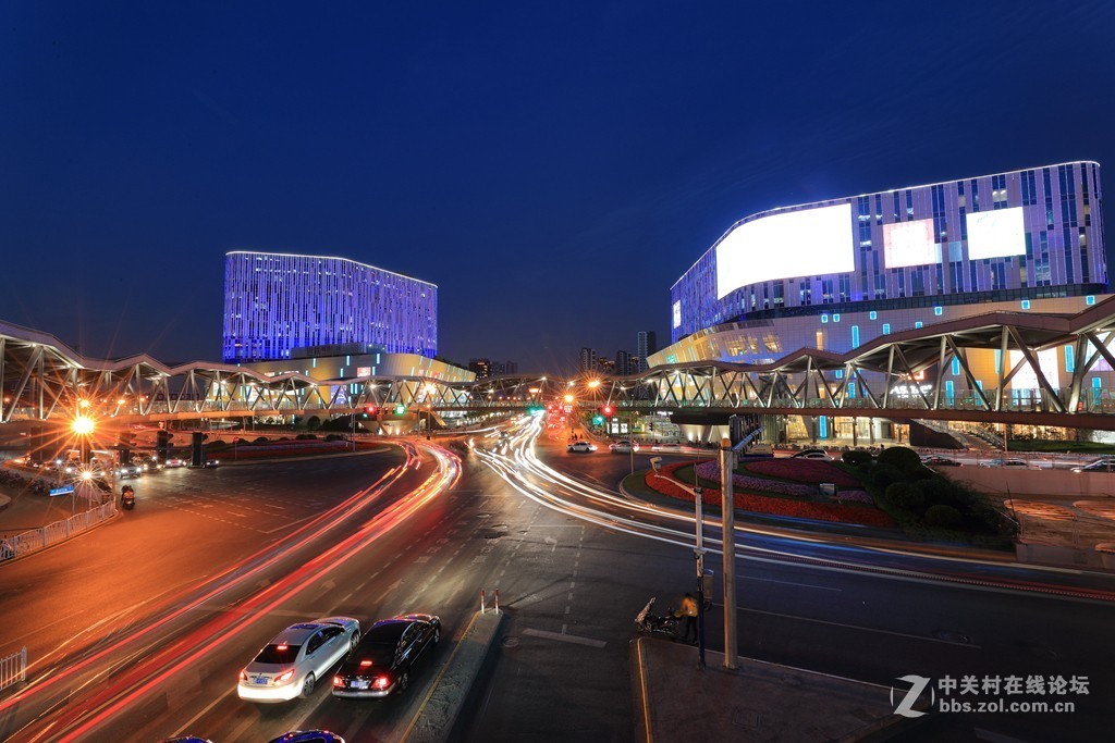夜摄上海真北路金沙江路天桥