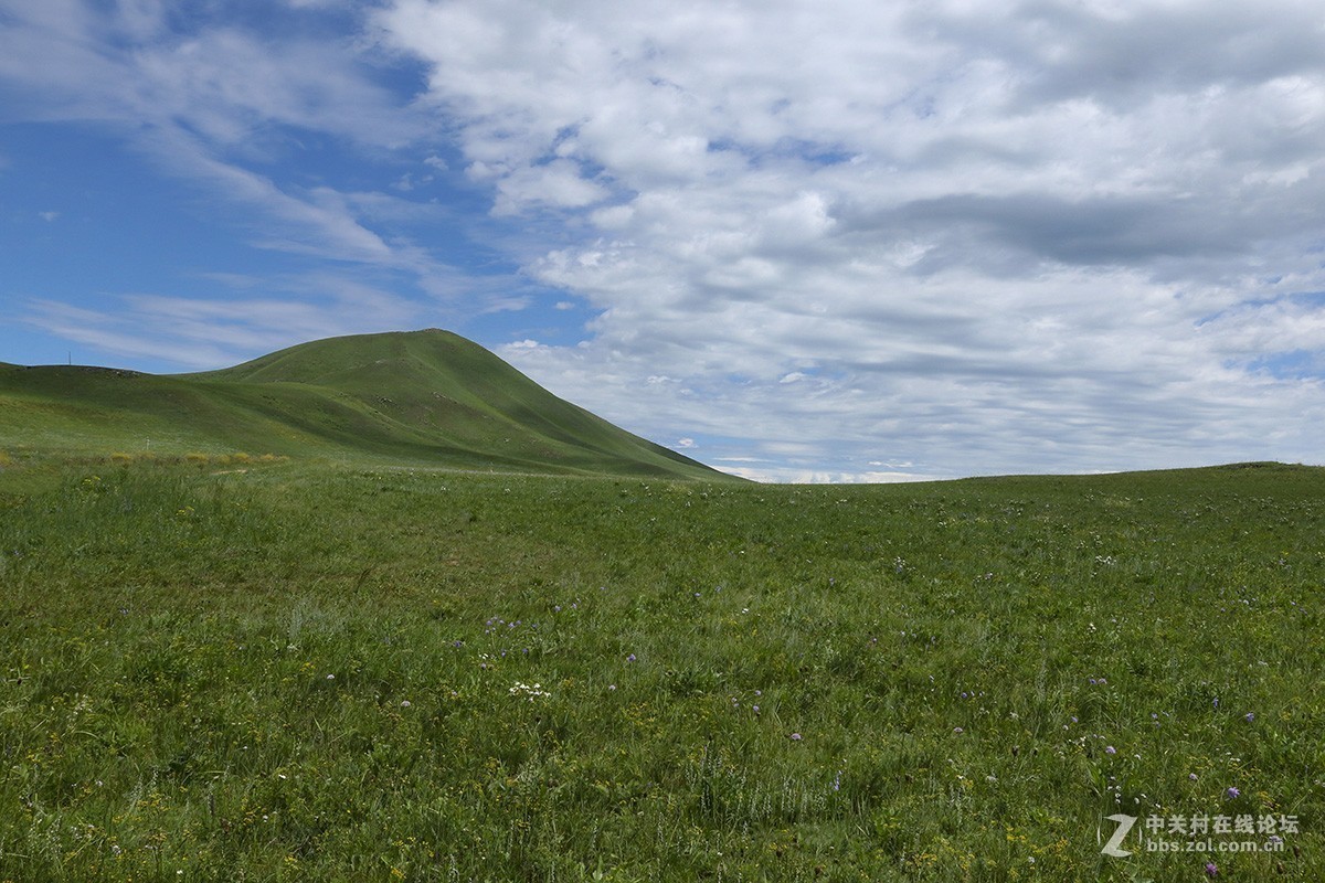 锡林浩特鸽子山风光