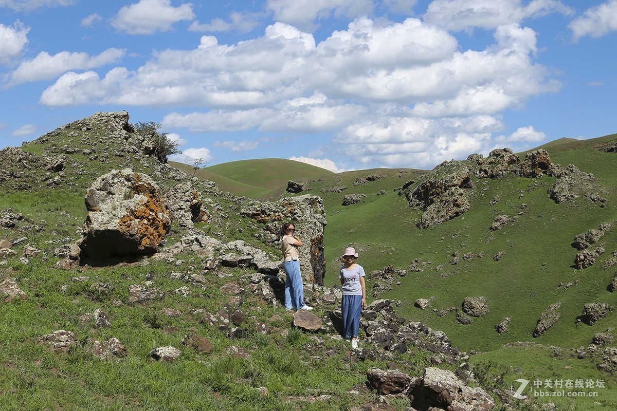 锡林浩特鸽子山风光