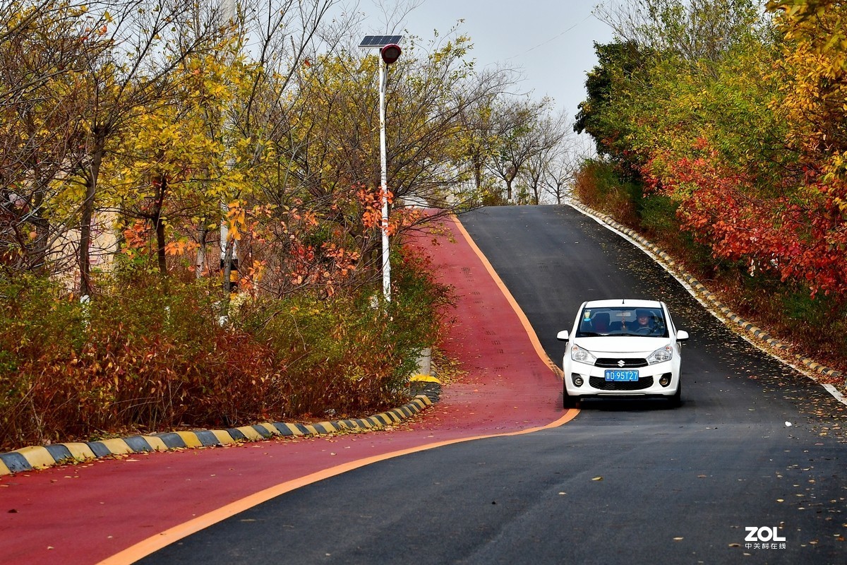 视觉光影深秋的色彩枣庄环城绿道2