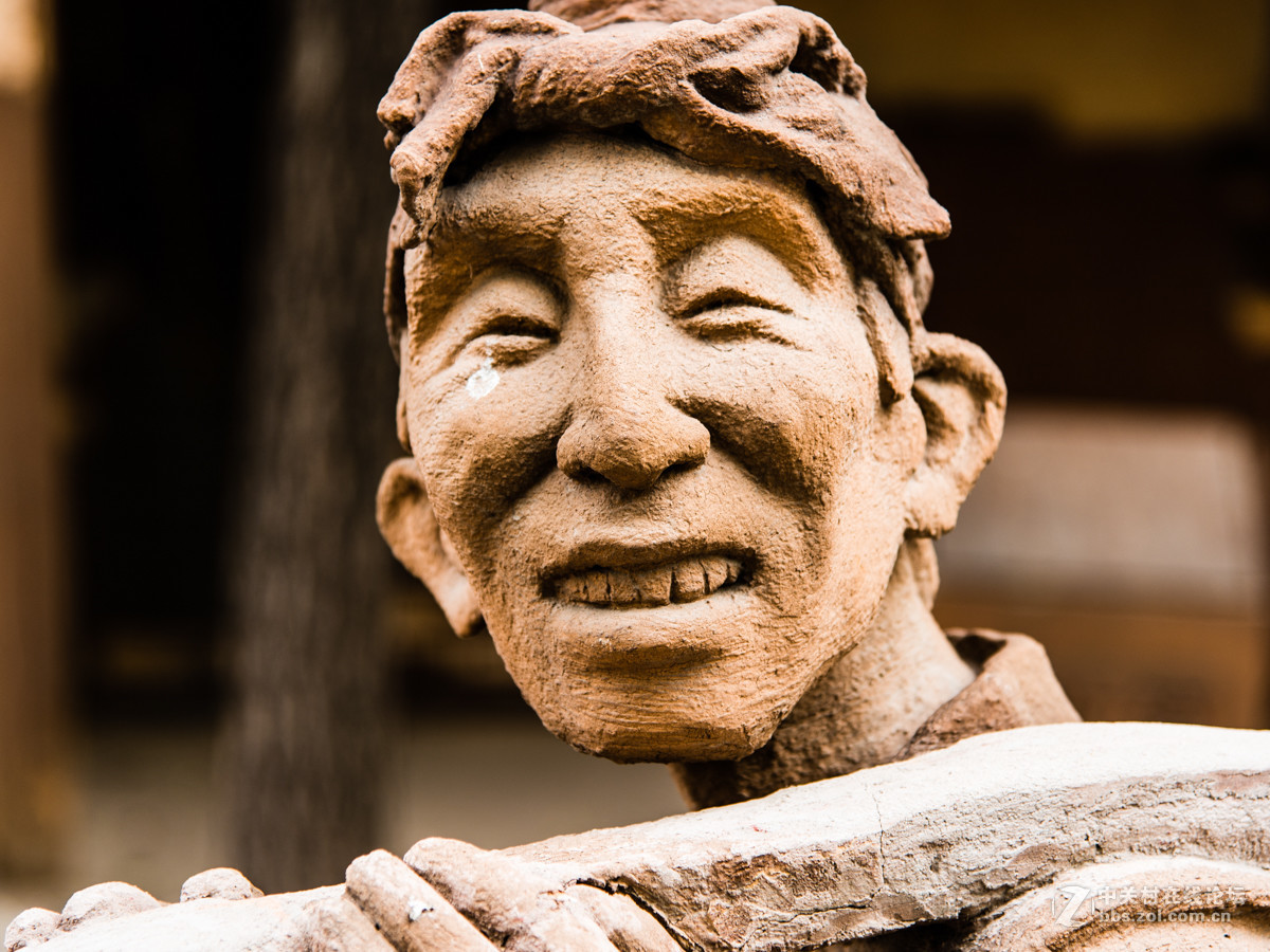 镜头里第64号唐山麻龙湾清明上河园的泥塑肖像二