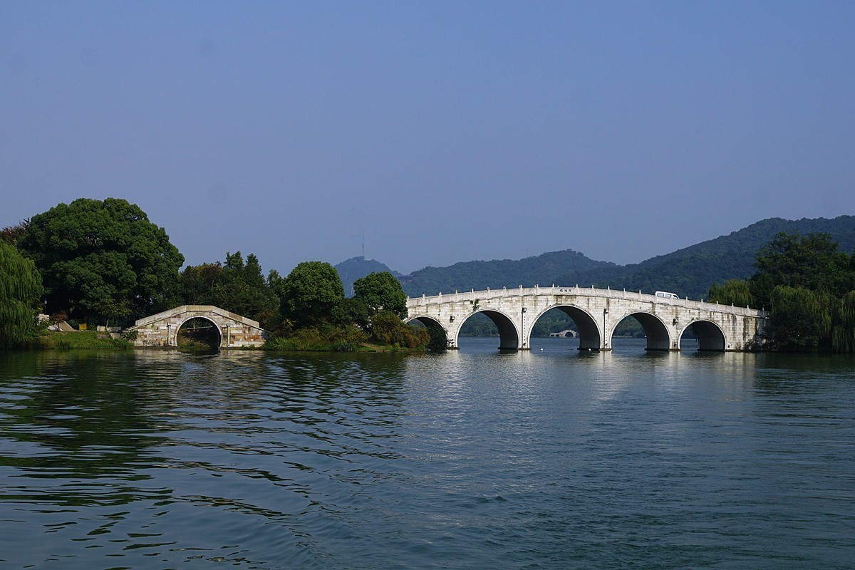 萧山湘湖的桥