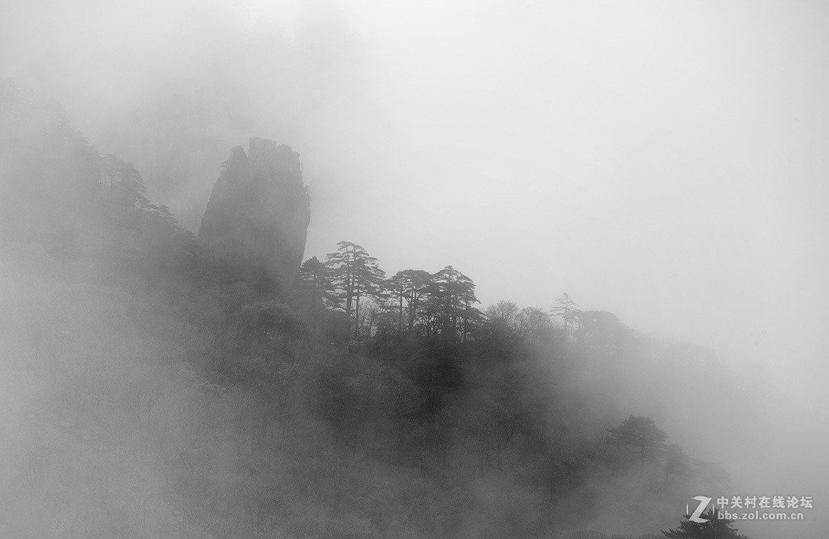 水墨黄山