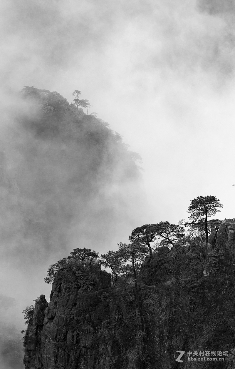 水墨黄山
