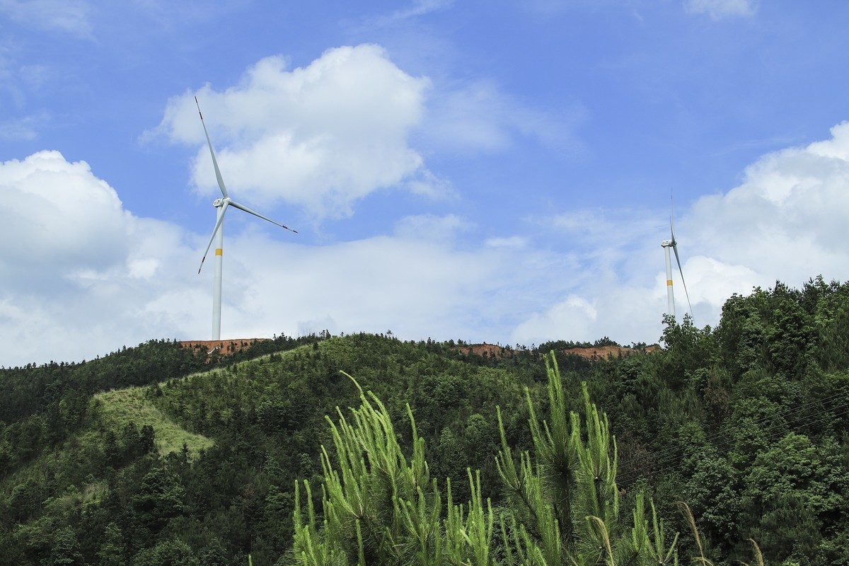 赣州蓉江新区龙孜里水库风景