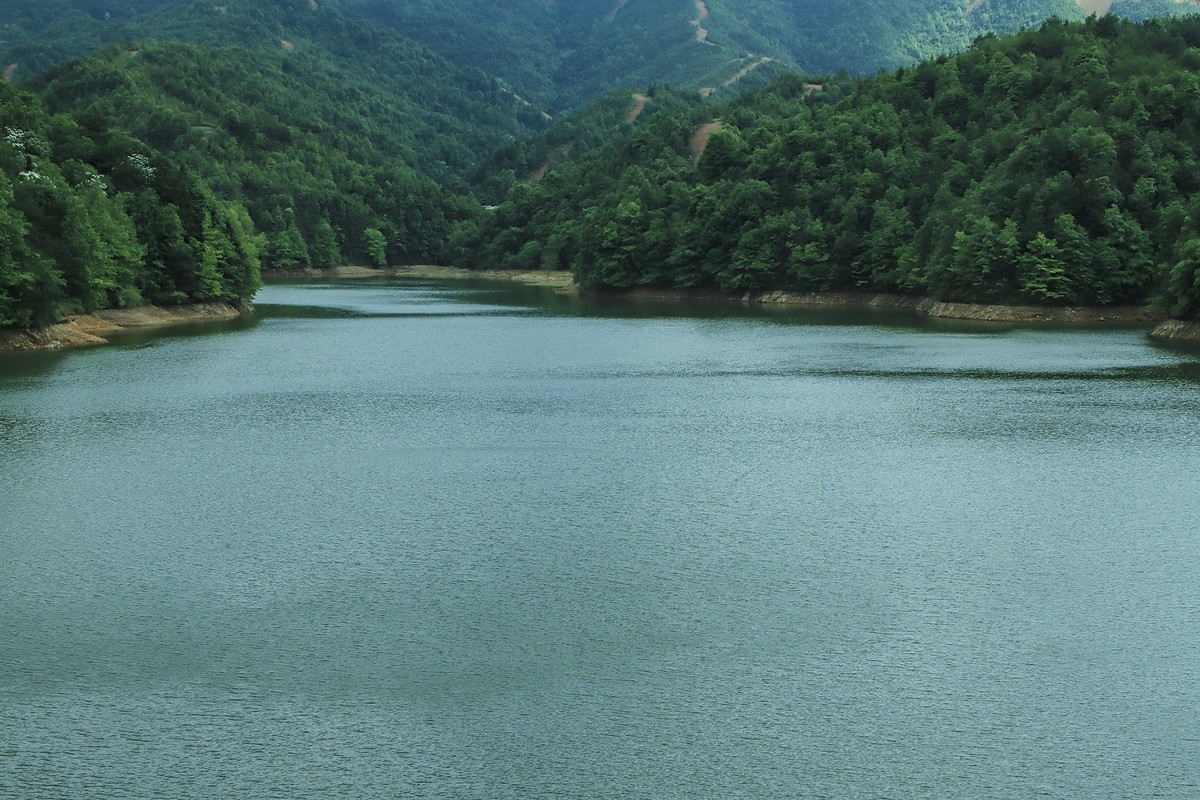 赣州蓉江新区龙孜里水库风景
