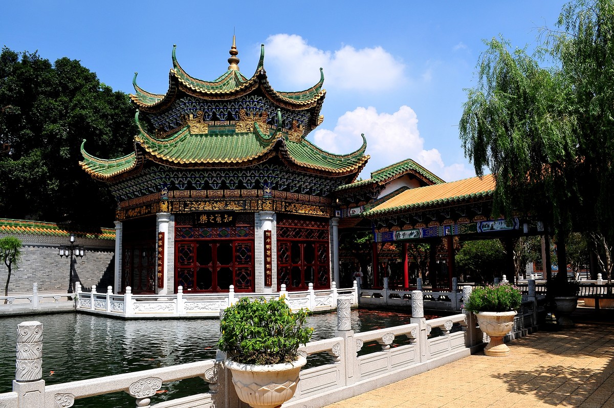 晴拍南粤苑景区