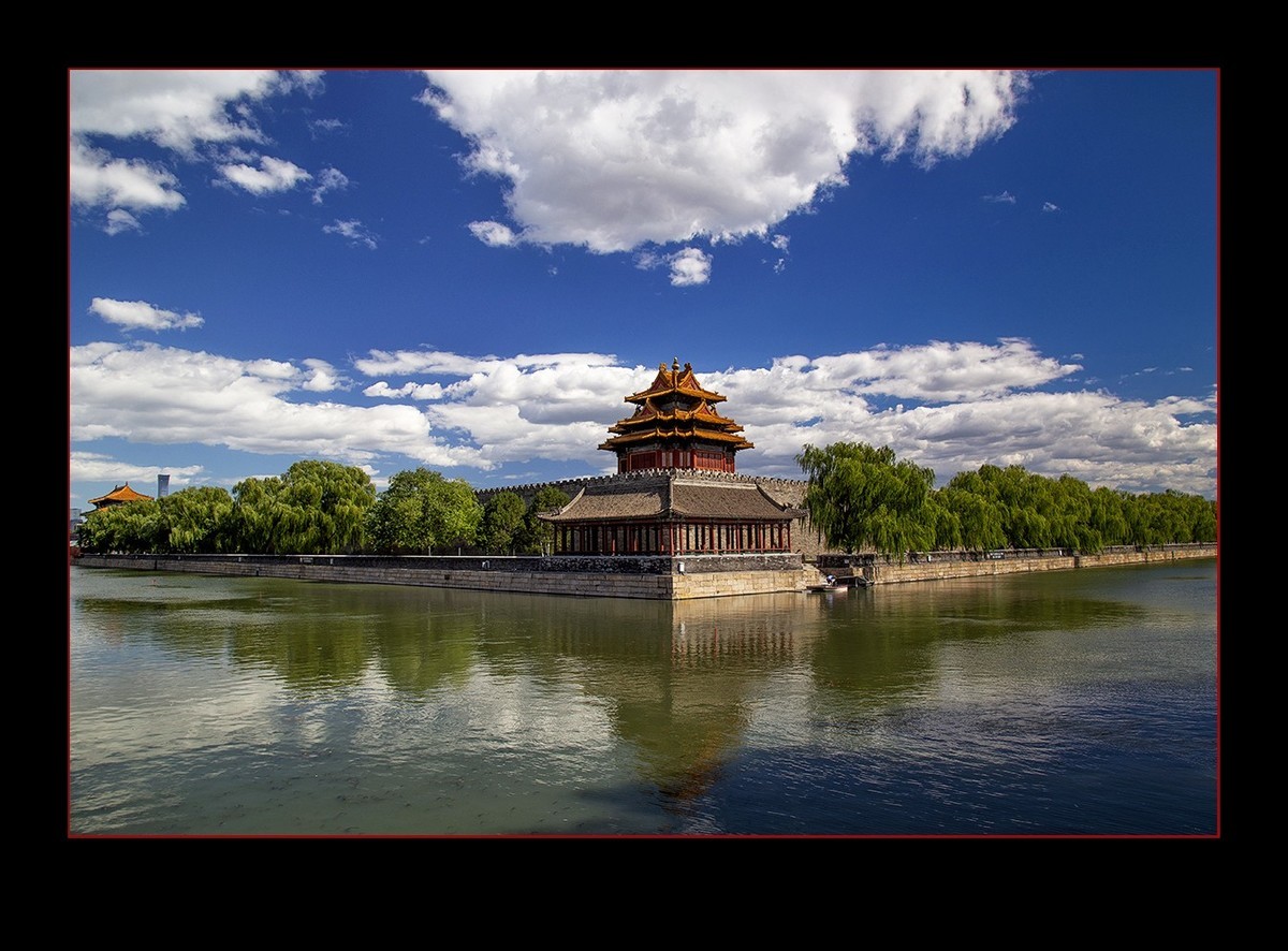 故宫角楼与北海白塔2018