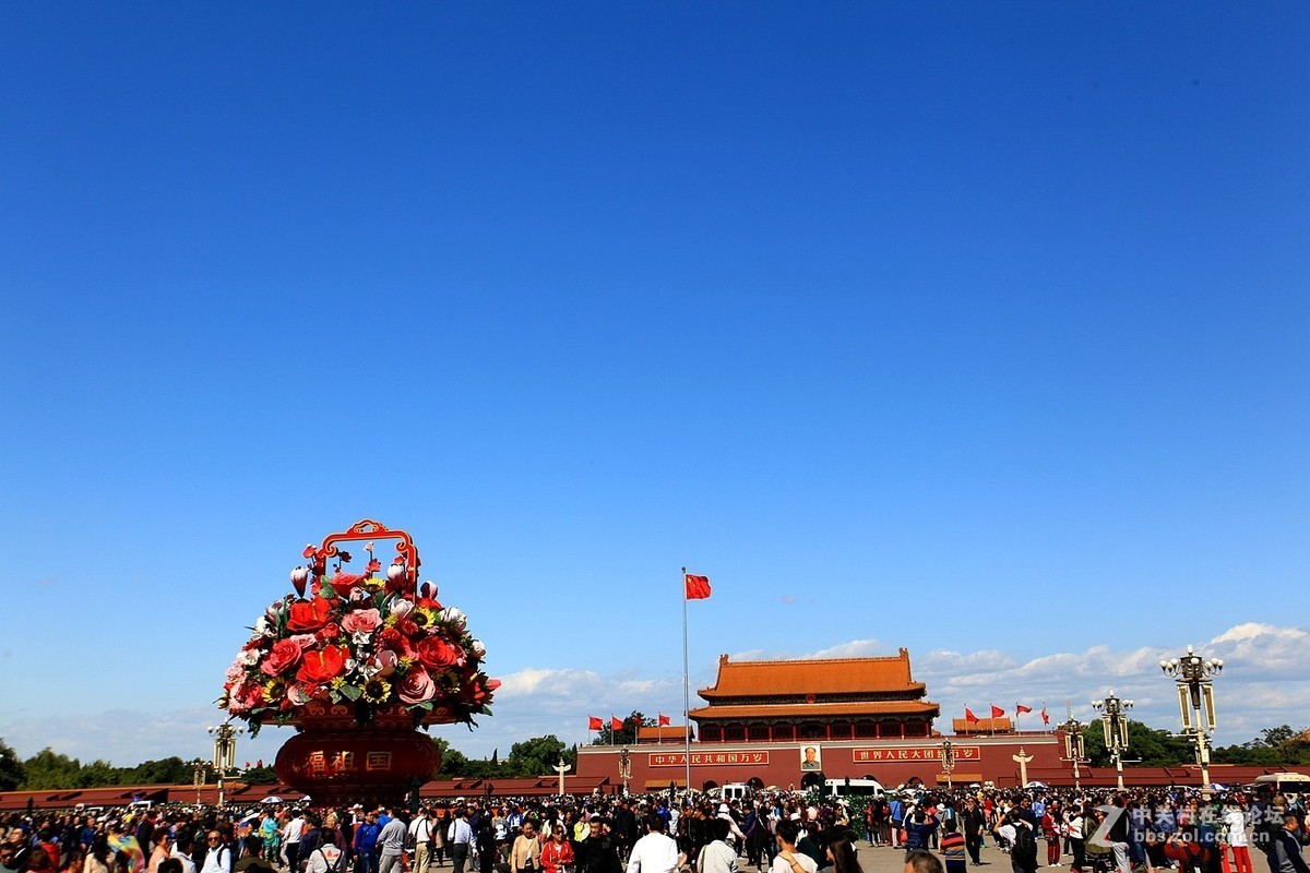 我爱北京天安门祝贺祖国繁荣昌盛