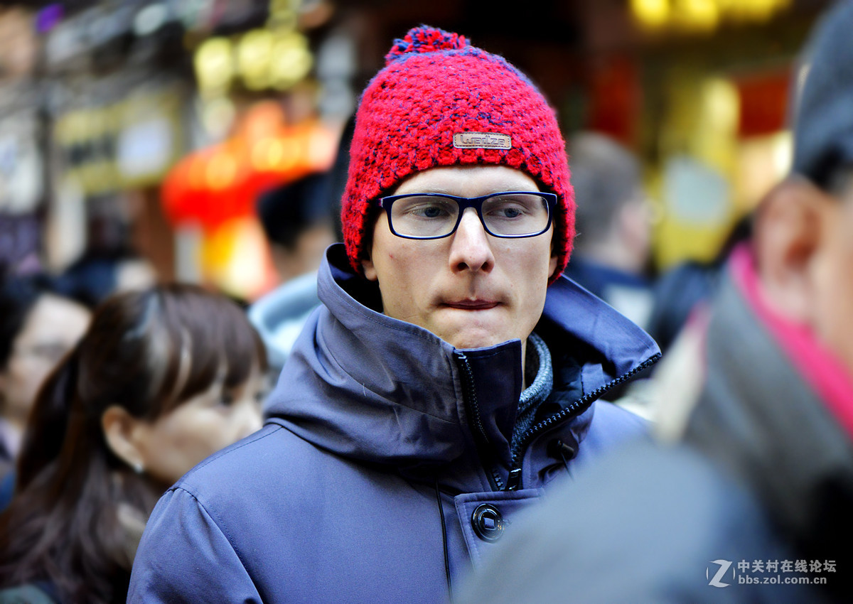 用微距镜头田子坊抓拍人像