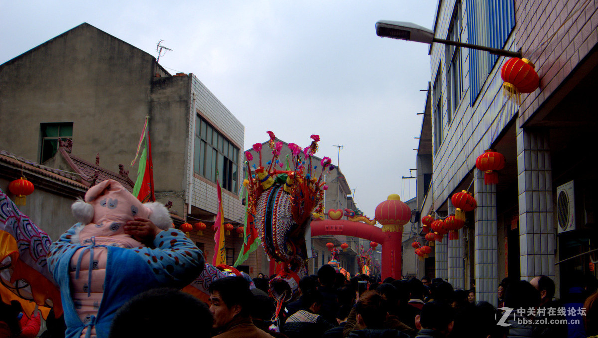 2016年过去的事，逛庙会看龙灯
