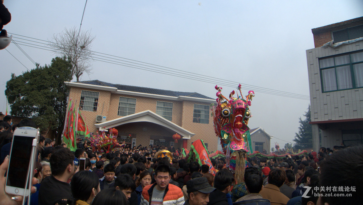 2016年过去的事，逛庙会看龙灯