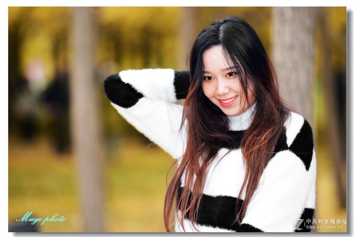 奥森公园拍人像