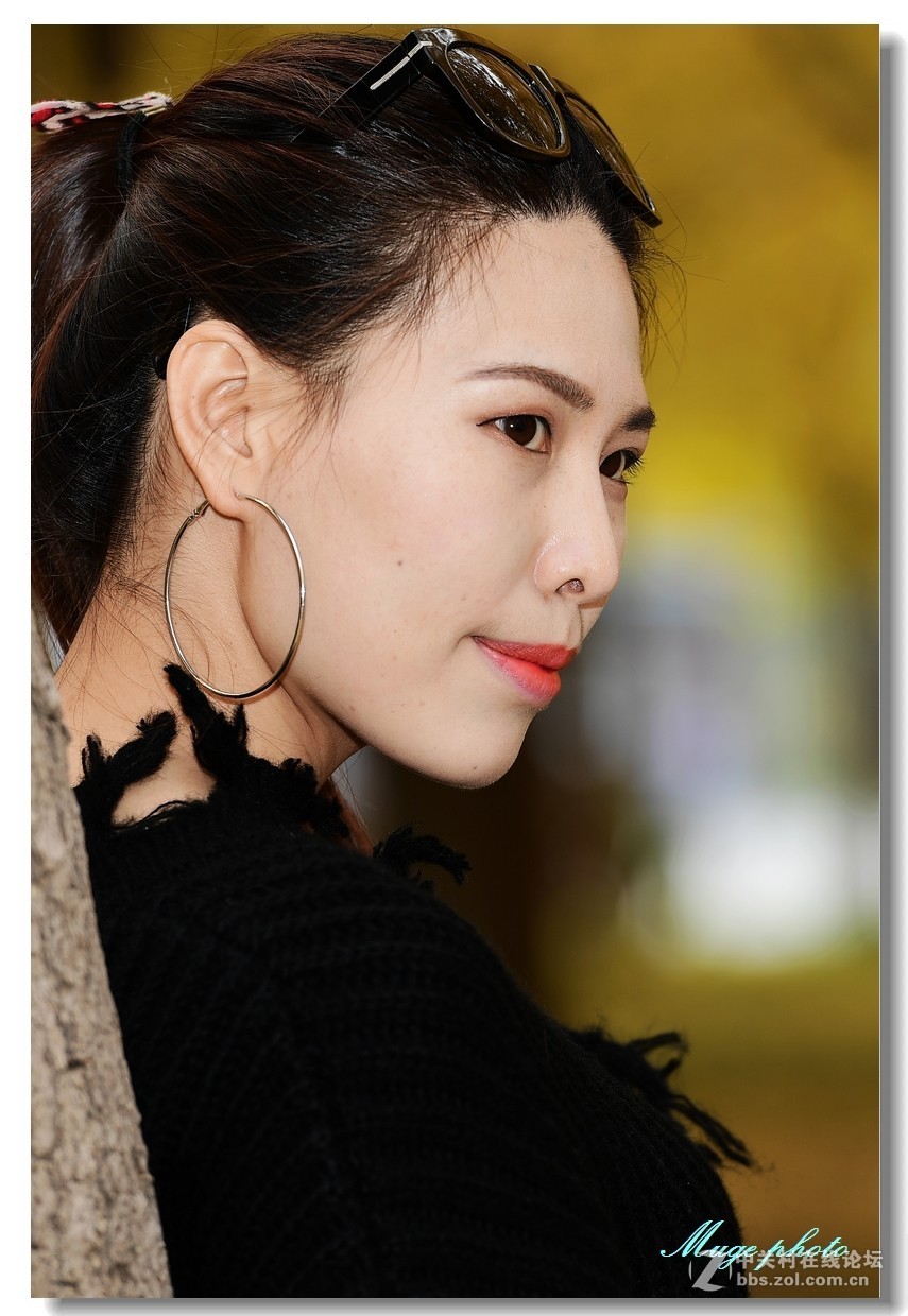 奥森公园拍人像