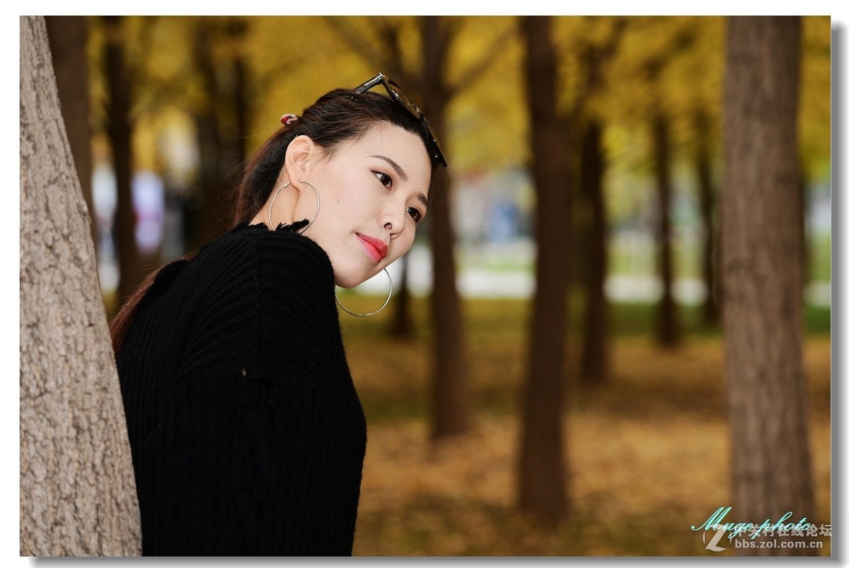 奥森公园拍人像