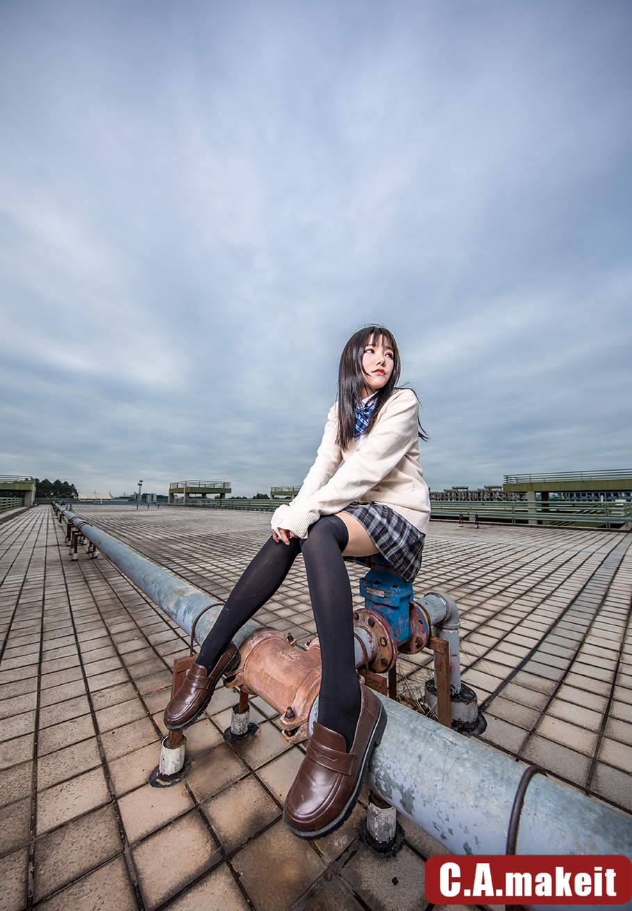 《同一天空下II——蔚蓝的交响诗》——广角外拍灯人像