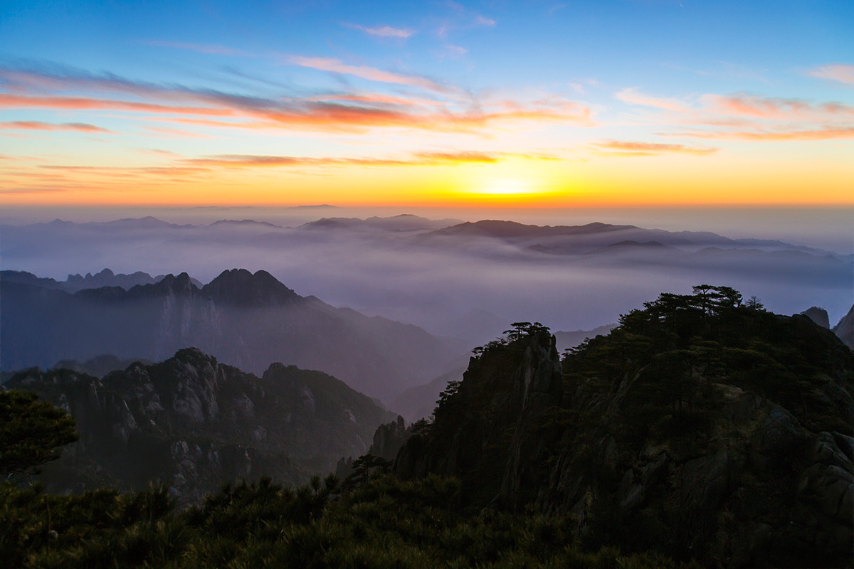 黄山观日出