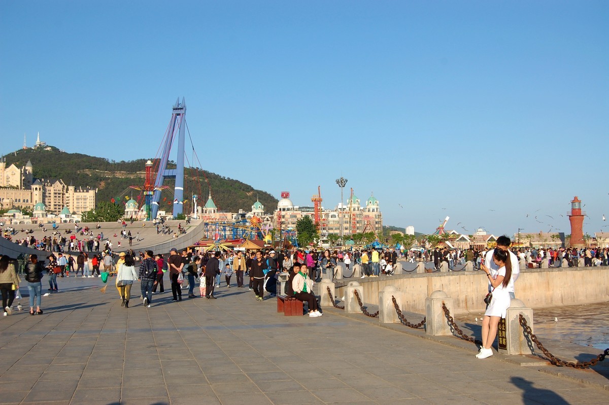 下午天气不错到海边拍几張