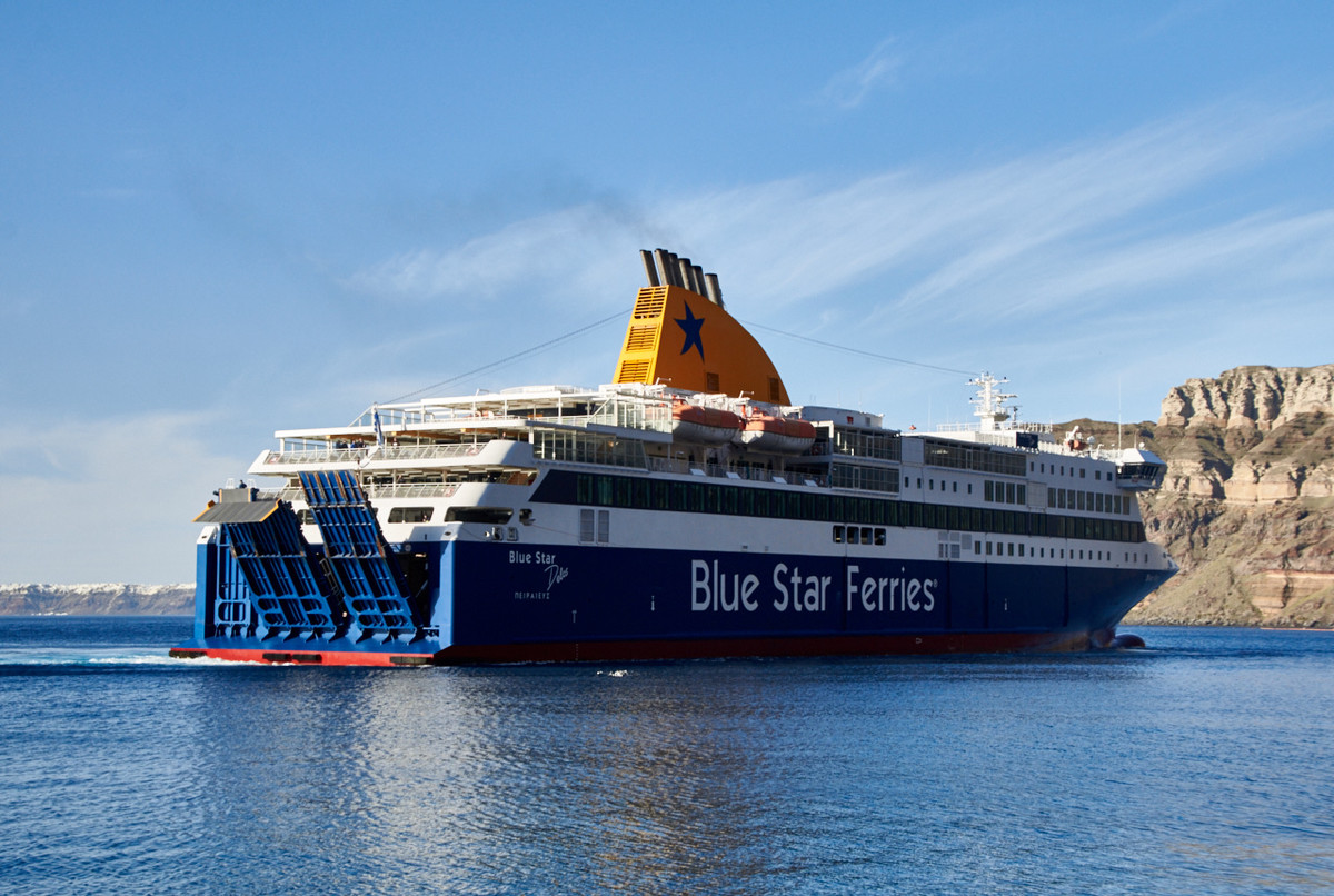 蓝星号的上船方式跟我看希腊