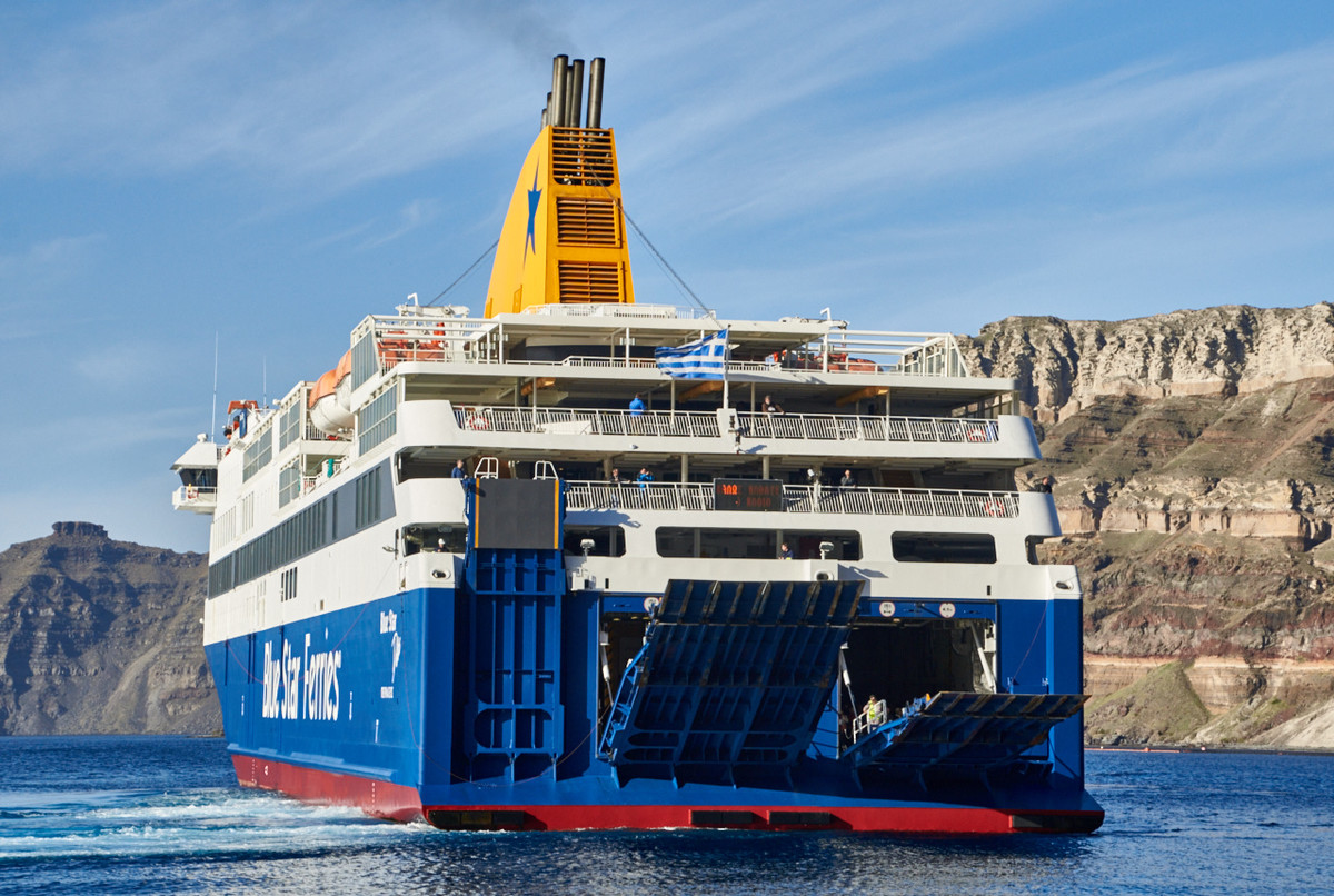 蓝星号的上船方式跟我看希腊