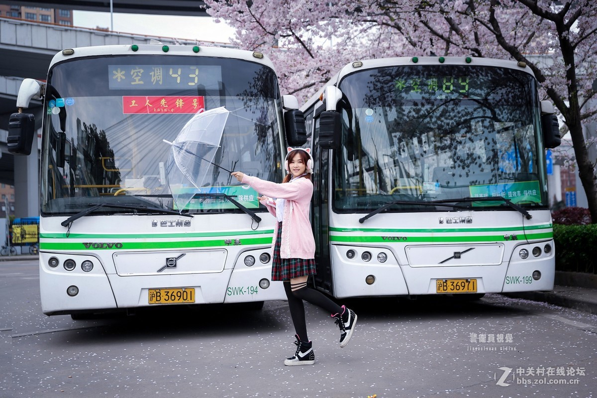 #佳能月赛-人间四月天#上海公交形象代言人，倡导绿色出行