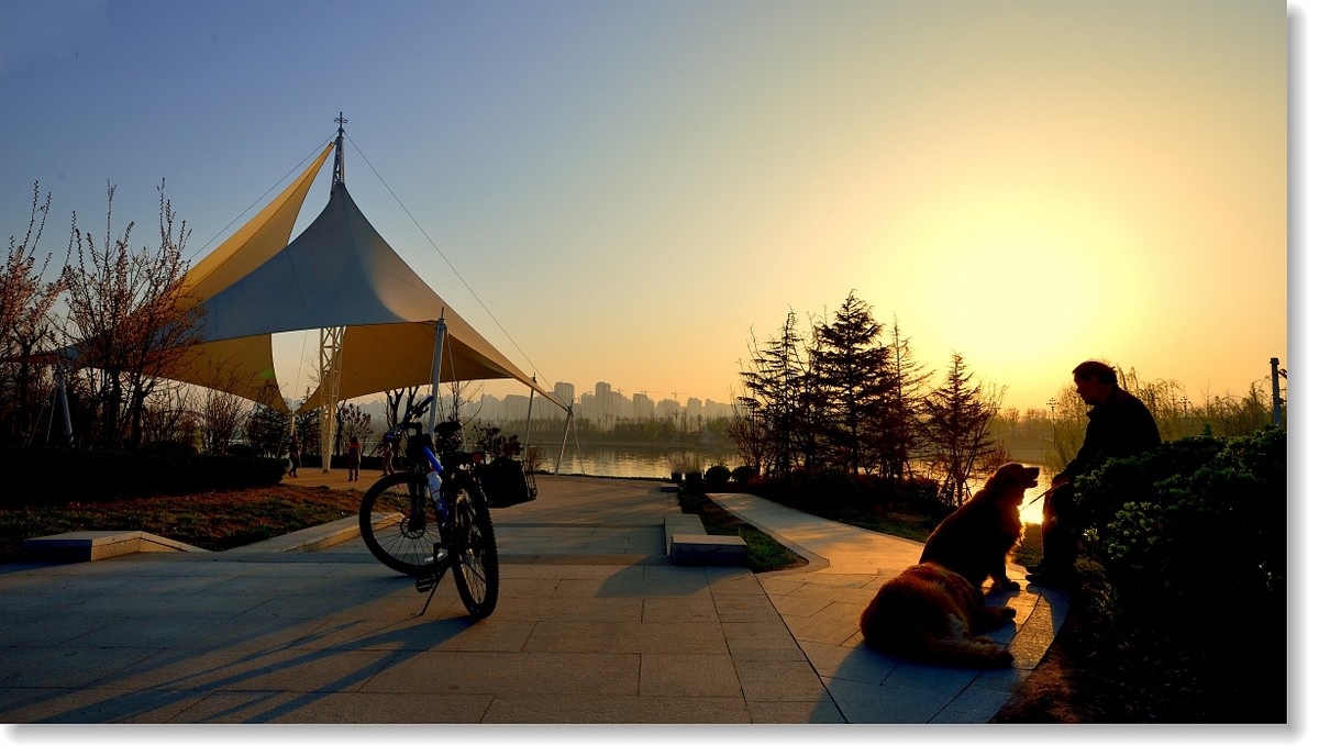 骑射--初春的早晨