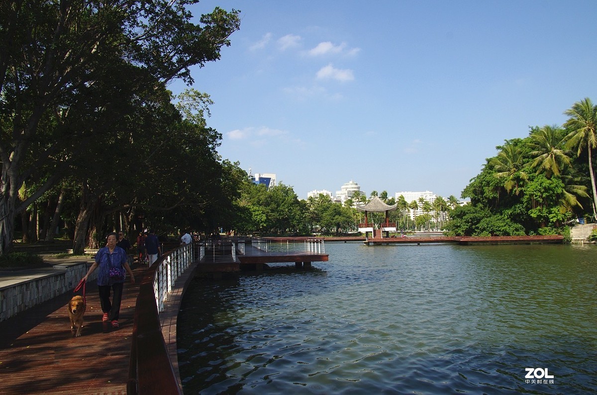 海口人民公園東西湖景15p