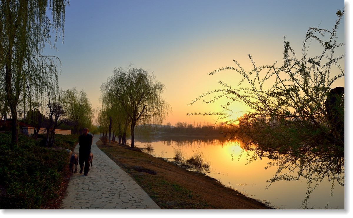 骑射--初春的早晨