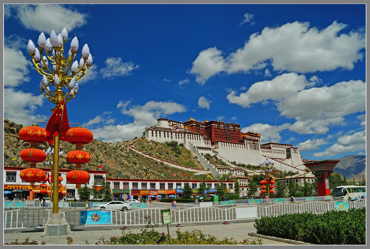 五友青海西藏行07拉萨布达拉宫广场nex6拍摄