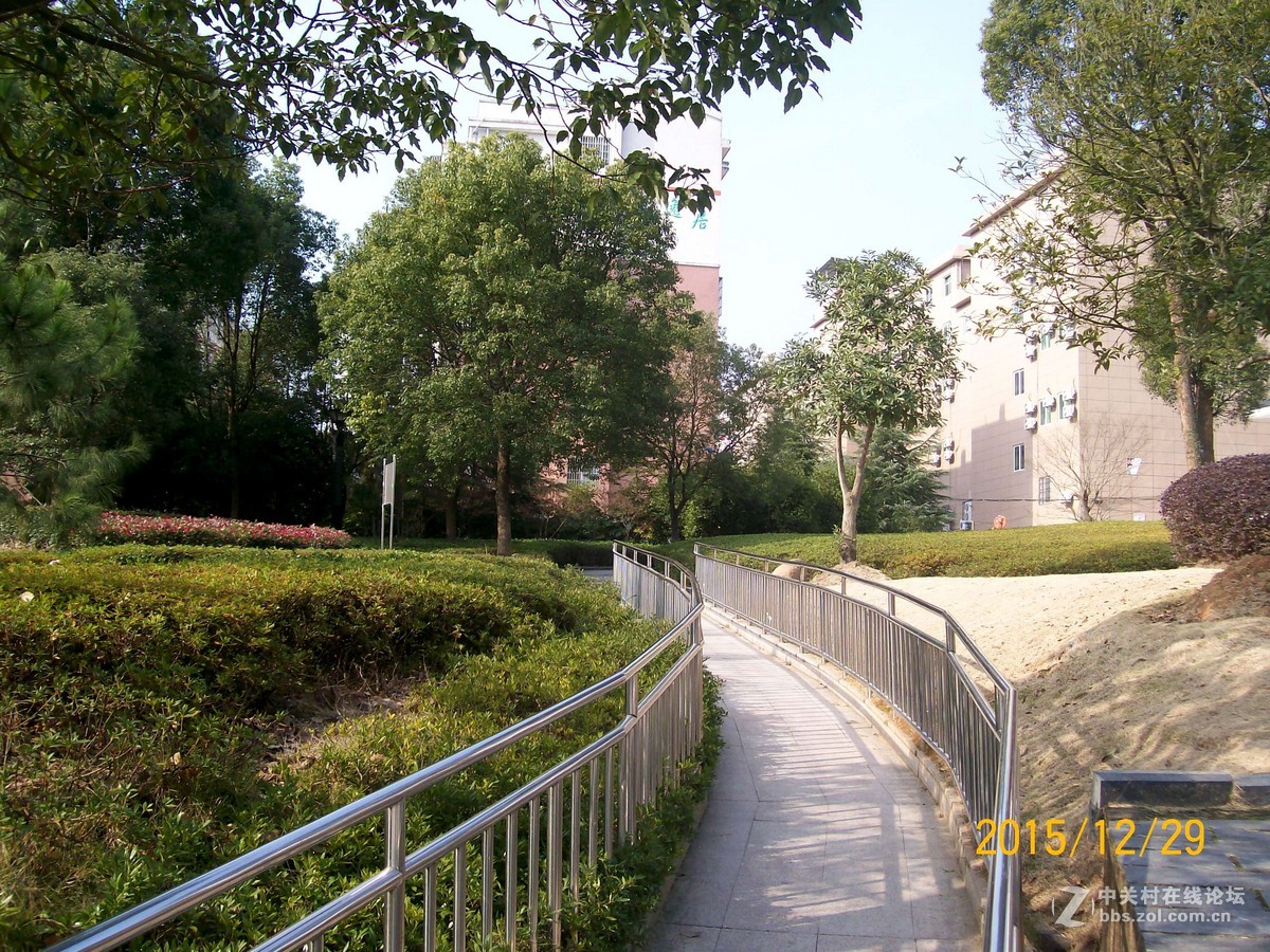 《很有地方特色的小区广场》              随意拍摄