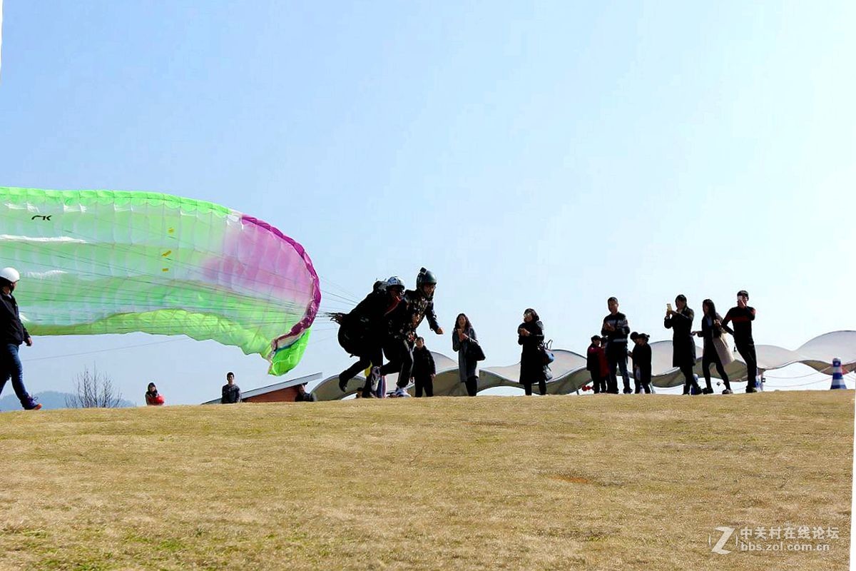 滑翔伞培训基地(杭州富阳永安山）游三-中关村在线摄影论坛