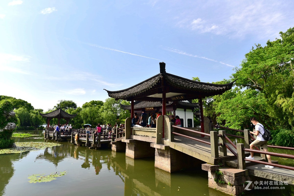 杭州西湖小瀛洲美丽风景