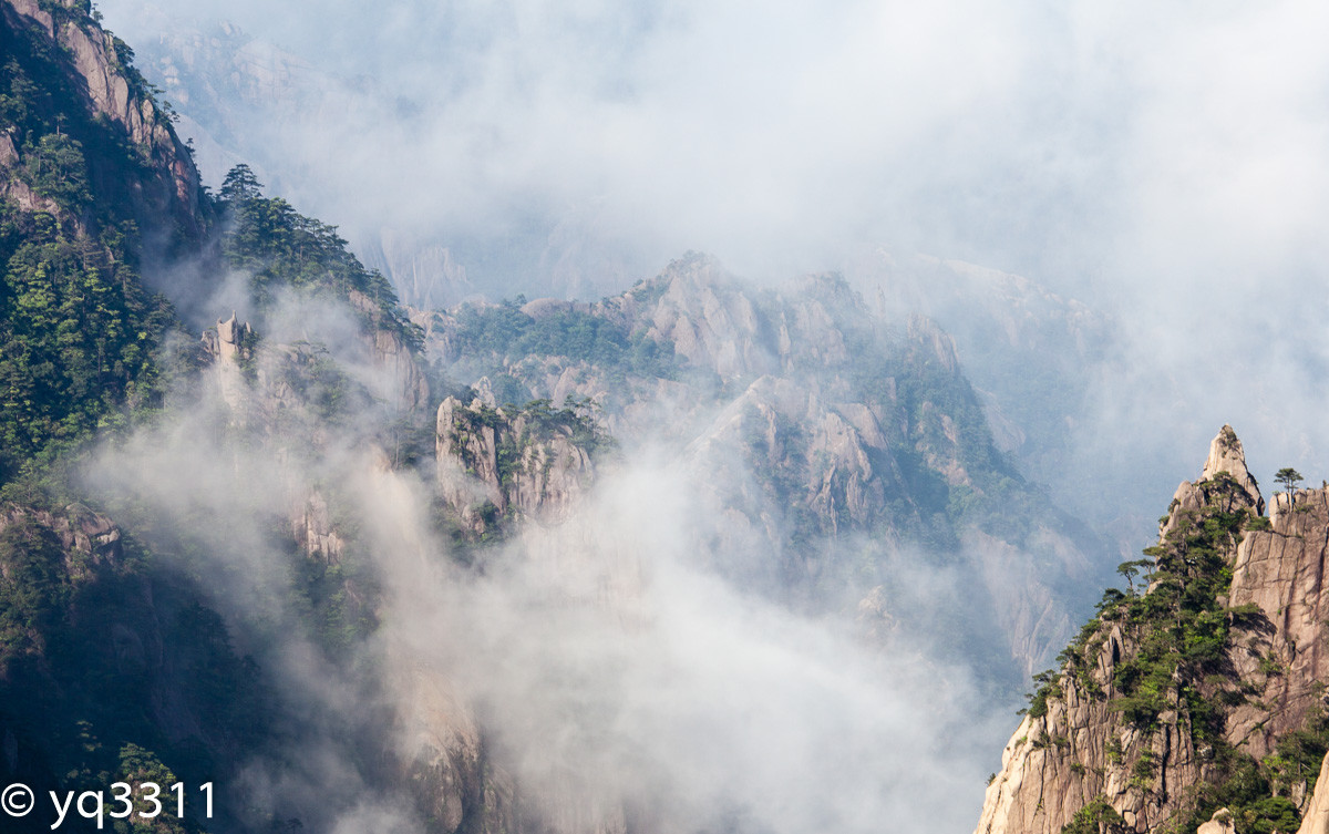 黄山西海景色