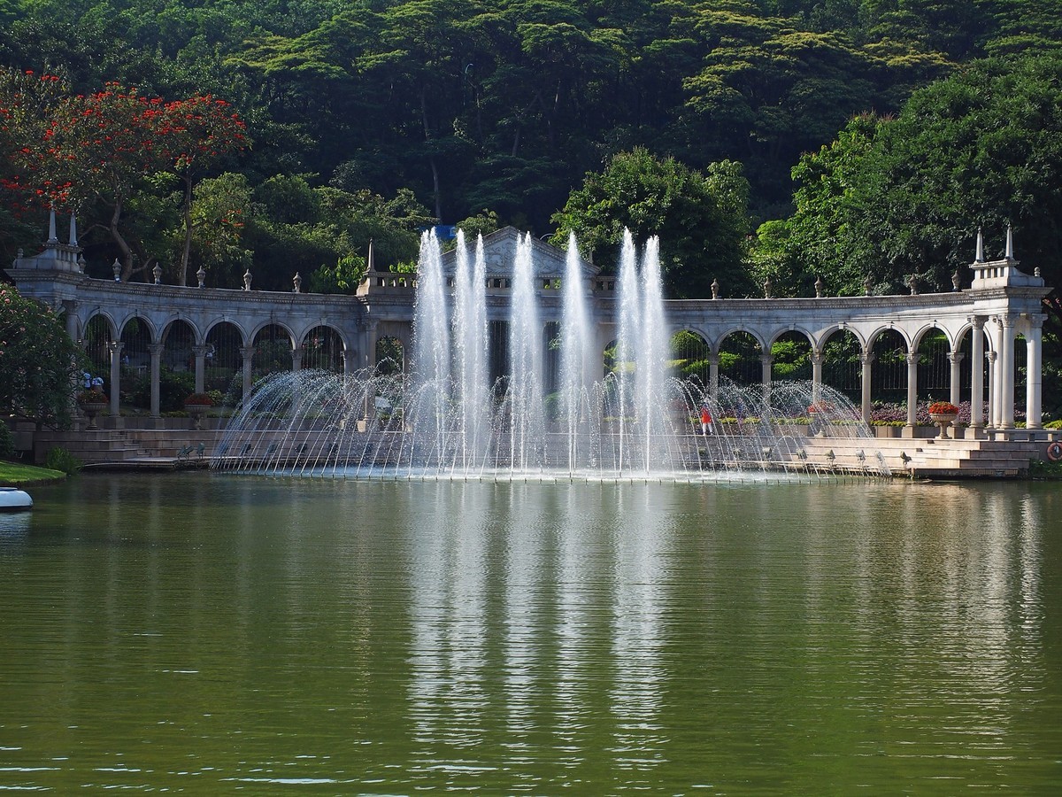 午后的云台花园