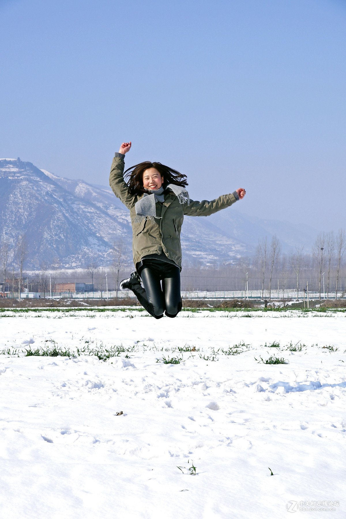 雪地人像a99加T*135mm/1.8za