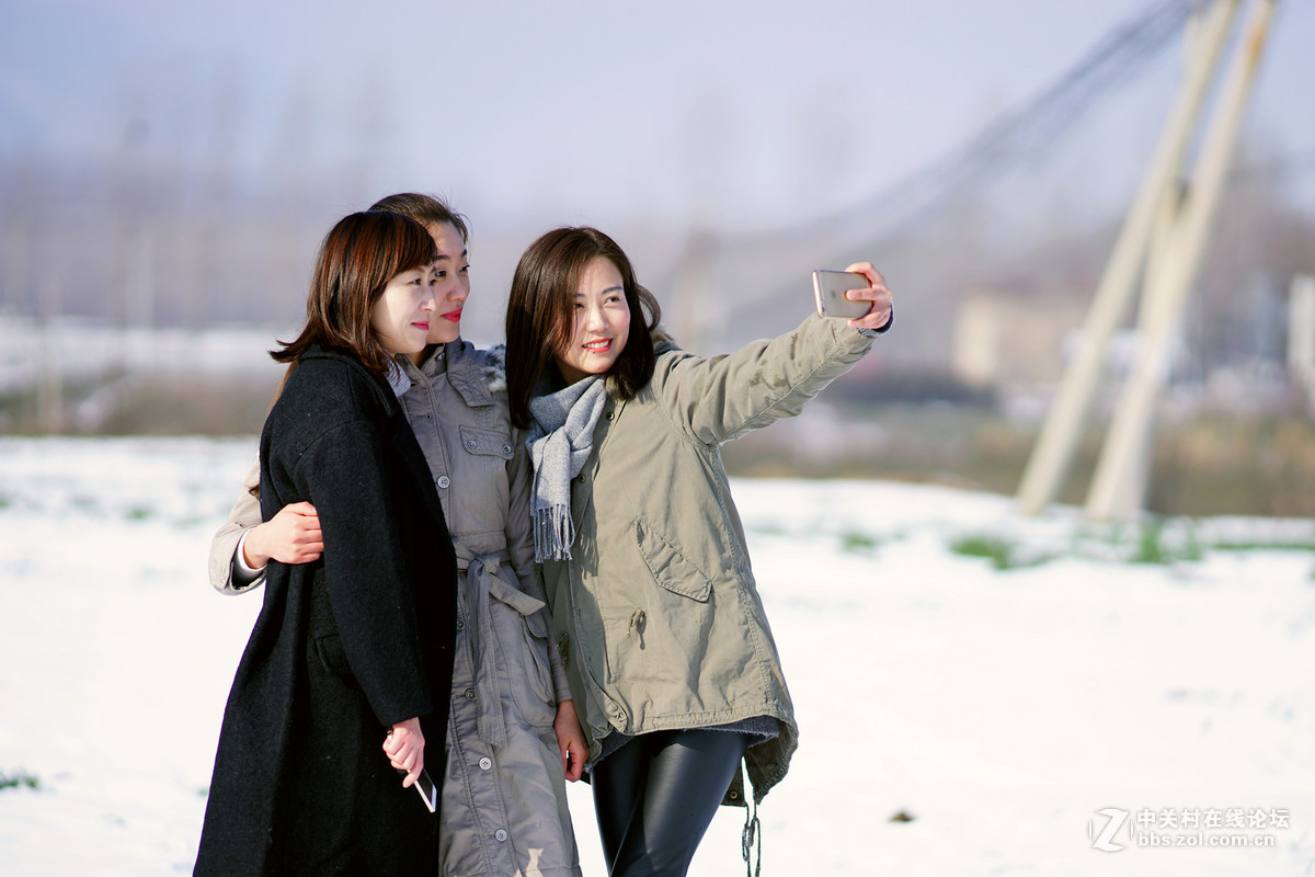 雪地人像a99加T*135mm/1.8za