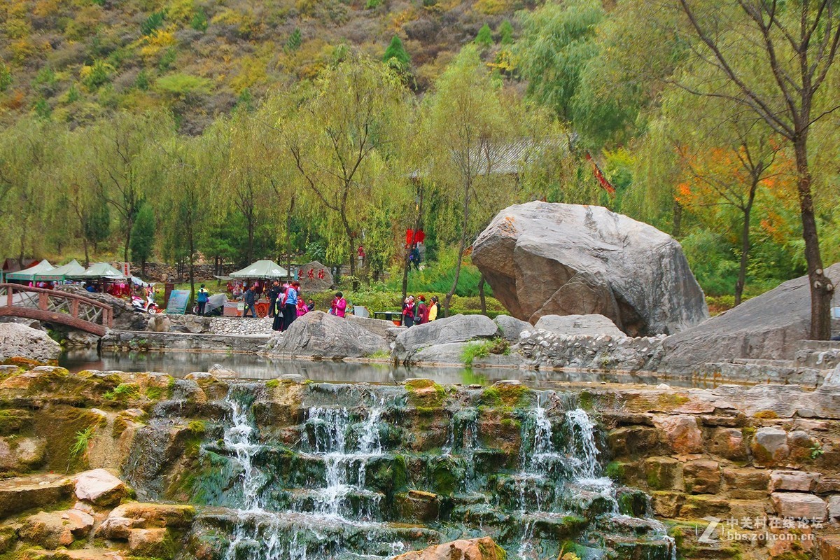 山西壶关-太行山之旅-红叶似火的红豆峡