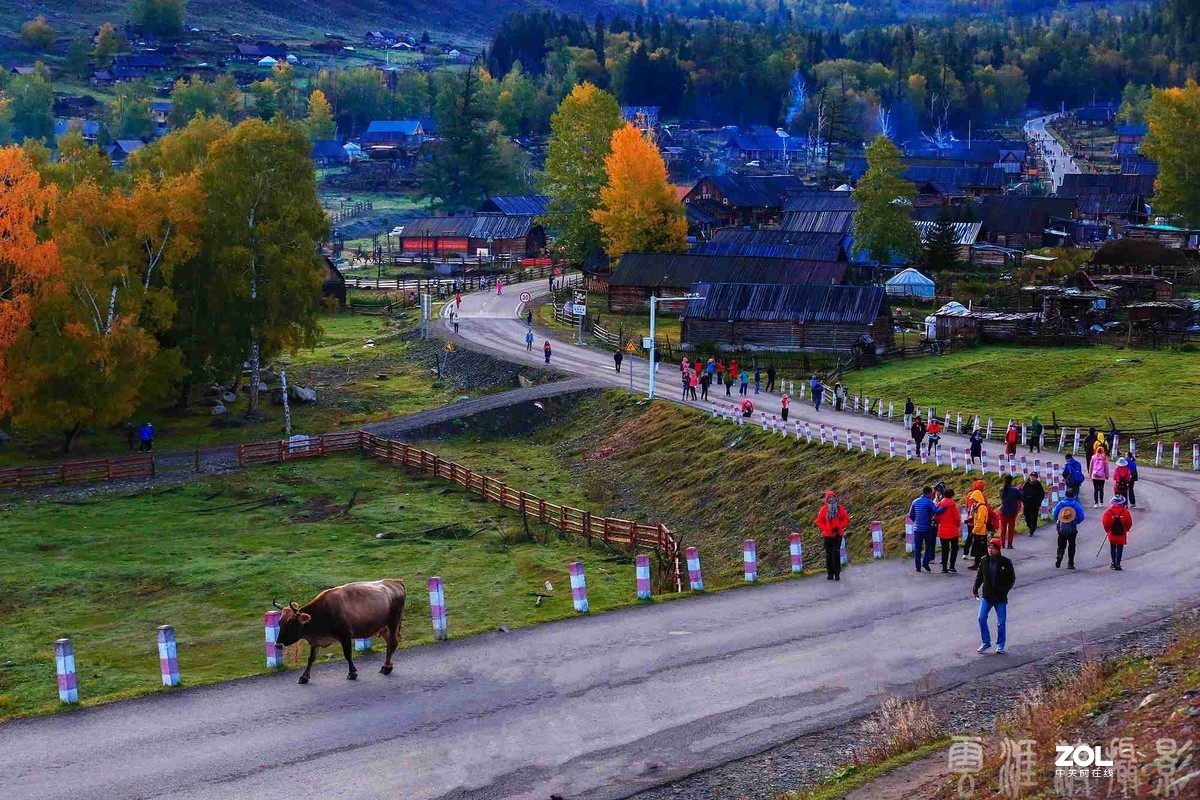《美丽的新疆白哈巴村》