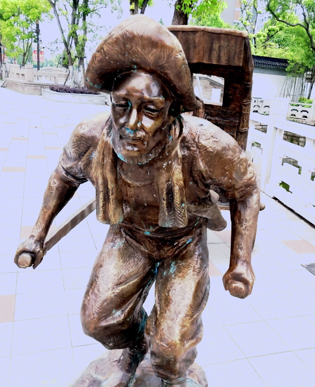 上海市嘉定西云楼商业街景