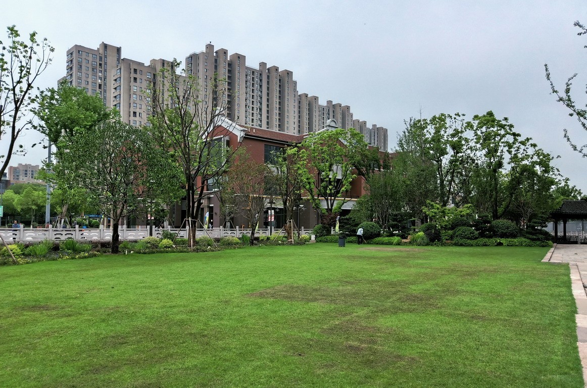 上海市嘉定西云楼商业街景