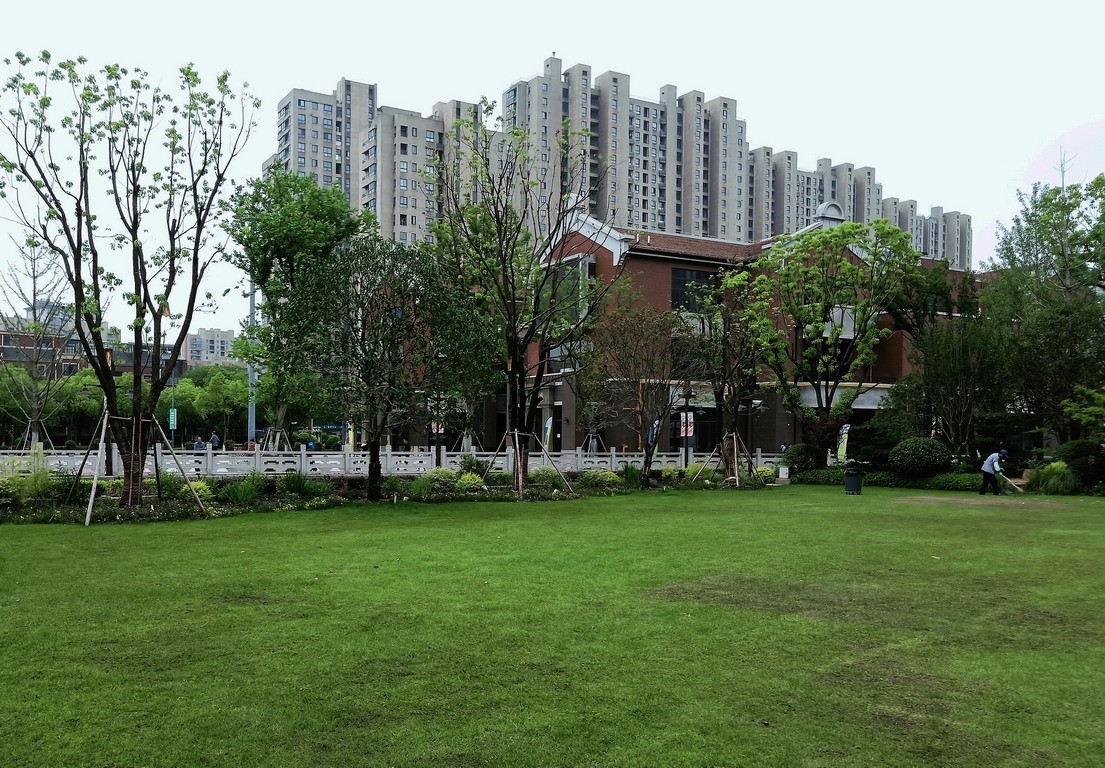 上海市嘉定西云楼商业街景