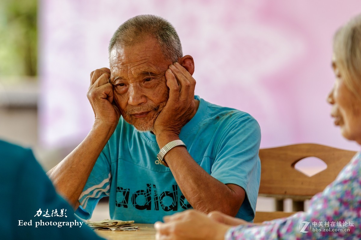 老农（5D3 70-200自然光下试拍人像）