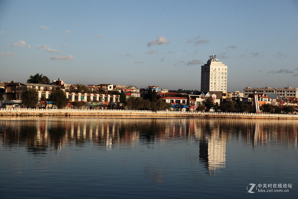 蒙自南湖的早晨